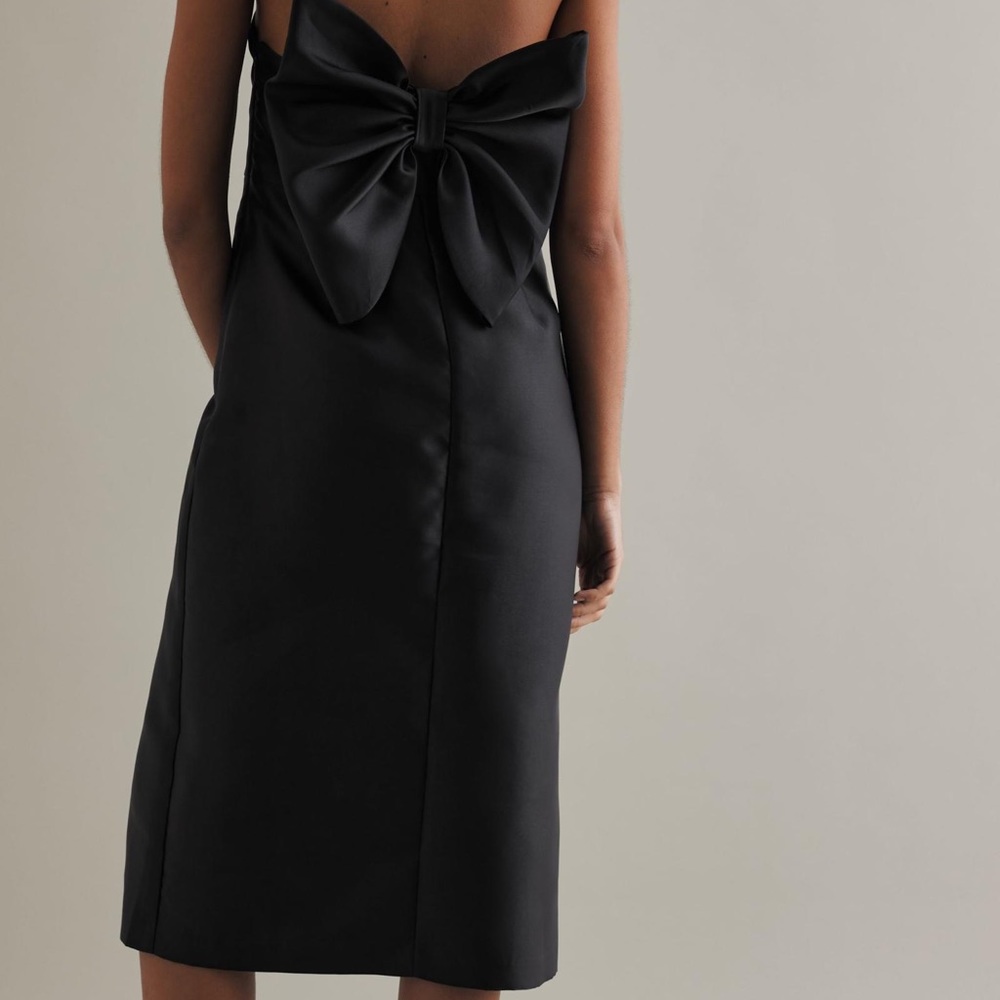 Hutch from Anthropologie Black Strapless back now dress - NWT